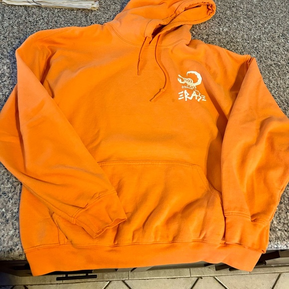 Men’s orange hoodie ⚡️⚡️ - Picture 4 of 4